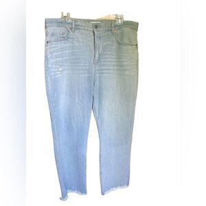 Loft Made and loved High Waist Straight Crop Jeans Size 32/14